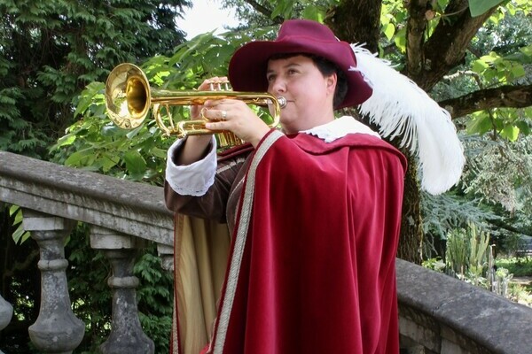 Trompeterin Bildnachweis: Stadt Bad S�ckingen, Tourismus- und Kulturamt