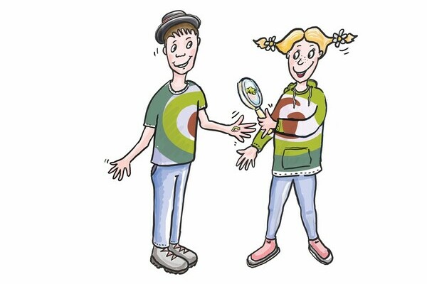 Glotti und Glotta auf dem Entdeckerpfad Bildnachweis: � Tourist-Info Glottertal