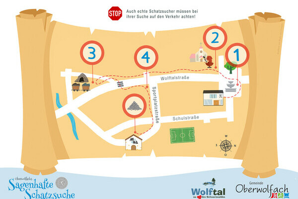 Sagenhafte Schatzsuche Oberwolfach Bildnachweis: �Gemeinde Oberwolfach